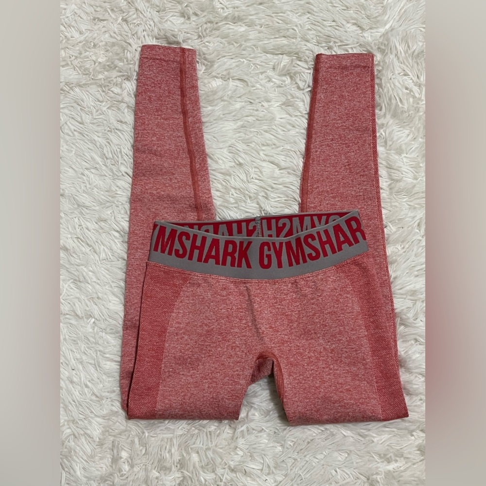 Gymshark XS Pink Marl Seamless High Waist Leggings